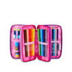 Picture of SEVEN 3 ZIPPER BUZZY NOTE GIRL PENCIL CASE